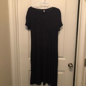 Piphany Honey and Lace Navy Blue Napa Dress medium